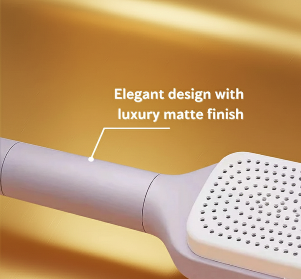 Self-Cleaning Hair Brush — Smooth & Shiny Hair